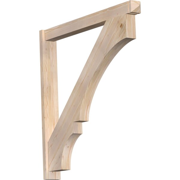 Ekena Millwork Balboa Arts & Crafts Smooth Outlooker, Douglas Fir, 5 1/2"W x 48"D x 48"H OUT06X48X48BOA03SDF - main